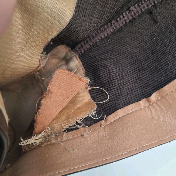 Life Stride Womens X Anita Dark Chocolate Wide Calf Tall Riding Boots Size 8W - Picture 16 of 16